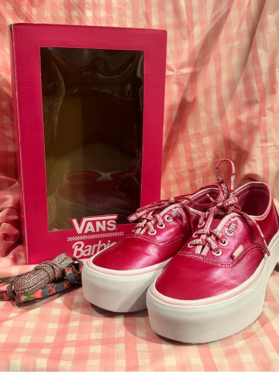 Vans Shoes - Vans x Barbie Platform Sneakers Pink Metallic | 7 | EUC | Limited Edition ‼️